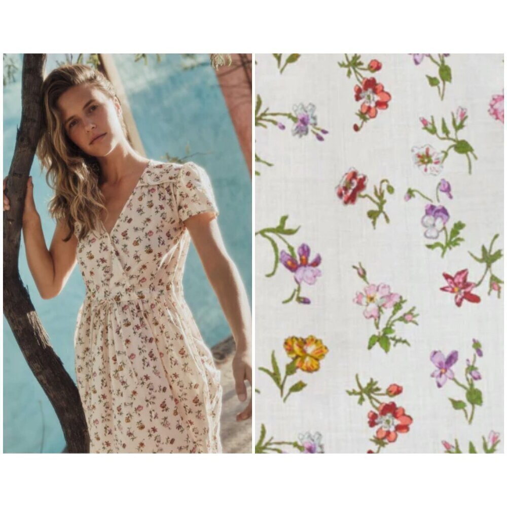 💕CHRISTY DAWN💕 The Dawn Dress ~ Cream Garden Floral Print Small S NWT